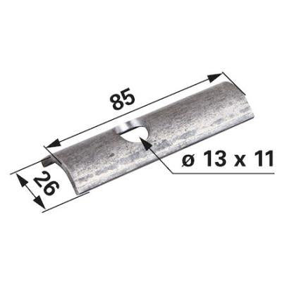 Zinkenhalter KB0805014 zu Kverneland – Halter für Kreiselheuer Ersatzteil