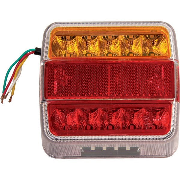 LED Rückleuchte - Blink- Brems- und Schlussleuchte mit Kennzeichenbeleuchtung – LEDs Ersatzteil