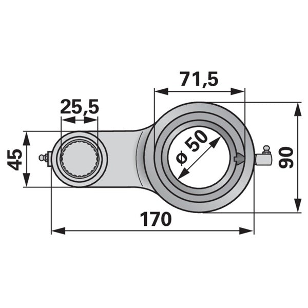 Lagergehäuse vorne ESM 5901900 – Lager Ersatzteil