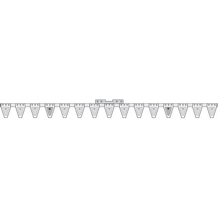 Aebi Mähmesser 123 cm 265.7310 – Messer für Balkenmäher Ersatzteil
