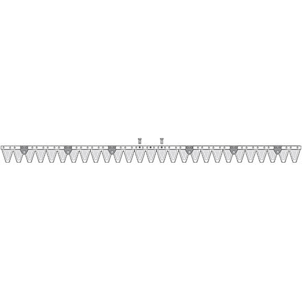 Aebi Mähmesser 137 cm 250.0110 – Klingen für Balkenmäher Ersatzteil
