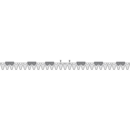 Aebi Mähmesser 148 cm 248.0730 – Klingen für Balkenmäher Ersatzteil