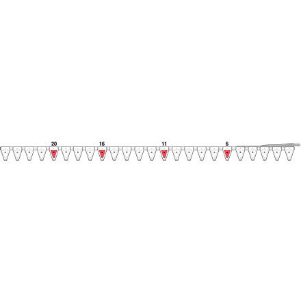 Aebi Mähmesser 190 cm 265.5810 – Balkenmäher Ersatzteil