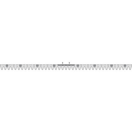 Aebi Mähmesser 198 cm 251.0240 – Balkenmäher Ersatzteil