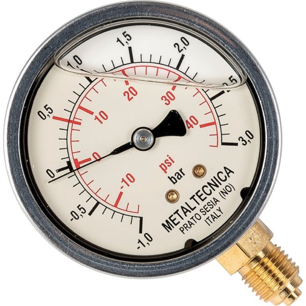 Mano-Vakuummeter AD 63 m, Anschluss 1/4 Zoll unten MZ 0360 – Manometer Ersatzteil