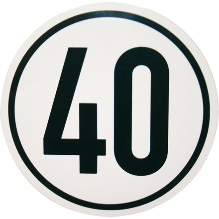 Selbstklebefolie 40 km/h – Selbstklebefolie Ersatzteil