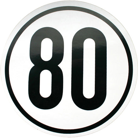 Selbstklebefolie 80 km/h – Selbstklebefolie Ersatzteil