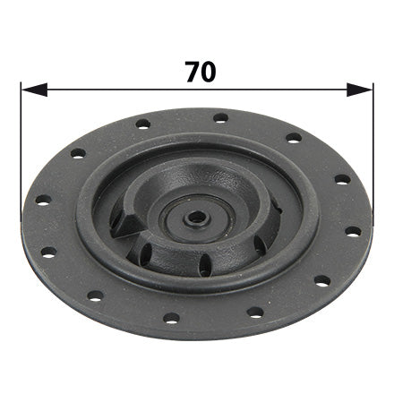 Membrane für Duovac, AD 70 mm anstelle von DeLaval 96542580 – Melktechnik Ersatzteil