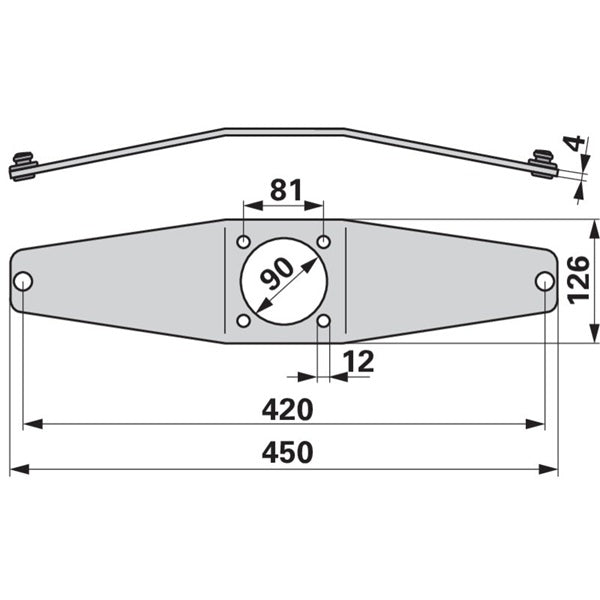 Messerhalter PZ086 zu Vicon-PZ Trommelmäher – Halter für Trommelmähwerk Ersatzteil