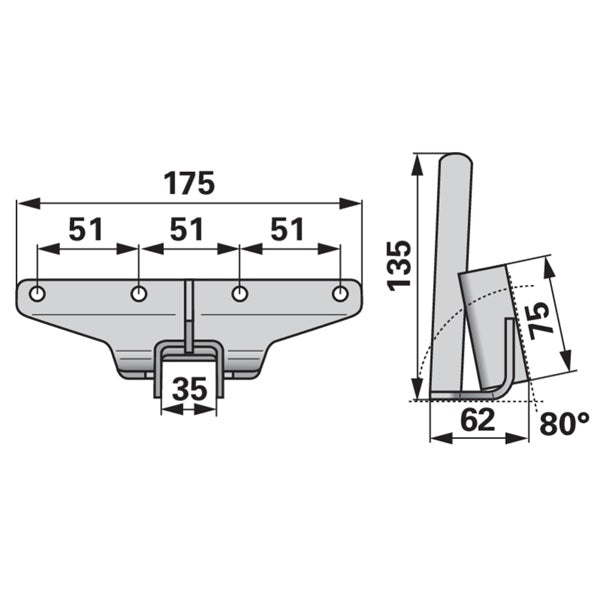 Messerkopf Kulissenbreite 35 mm ESM 2470360 – Sonstiges für Balkenmäher Ersatzteil