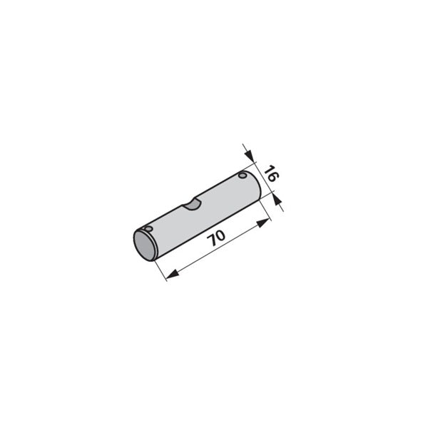 Mitnehmerbolzen AD 16 x L 70 mm anstelle von Kuhn 58557130 – Kreiselheuer Ersatzteil