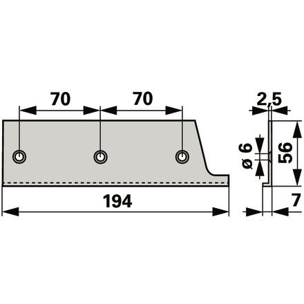 Mörtl Einlage für Innenschuh N309R – Balkenmäher Ersatzteil