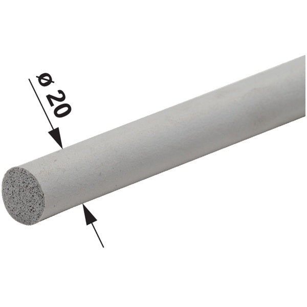 Moosgummi-Profile - EPDM Qualität - Rundschnur AD 20 mm – Dichtungen Ersatzteil