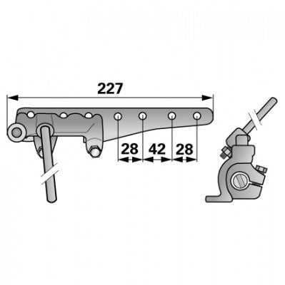 Nussmüller Obermesserkopf 27684N – Halter für Balkenmäher Ersatzteil