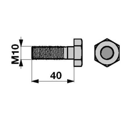 Schraube ND1261V zu PZ-Vicon – Schrauben Ersatzteil