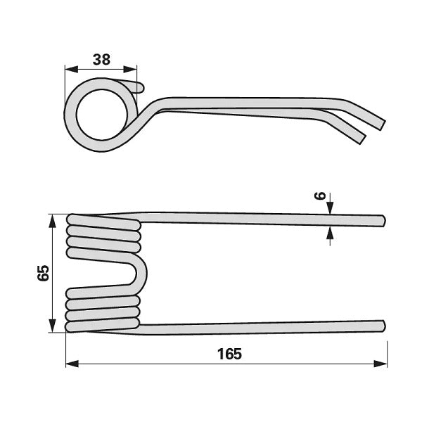 Pick-Up Zinke passend zu Schuitemaker 458012 – Zinken Ersatzteil