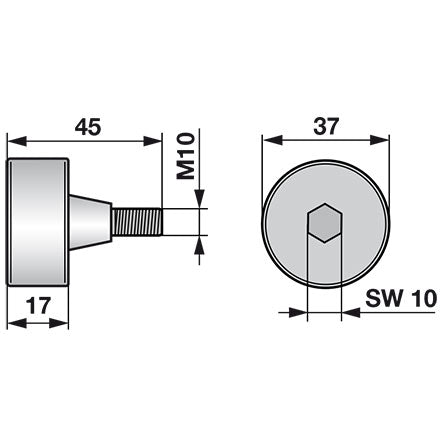 Reform Antriebsrolle aus Vollguss B524.485062 – Antrieb Ersatzteil