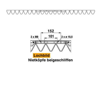 Mähmesser 160 cm Reform H150.141.362 mit 21 Klingenspitzen – Klingen für Balkenmäher Ersatzteil