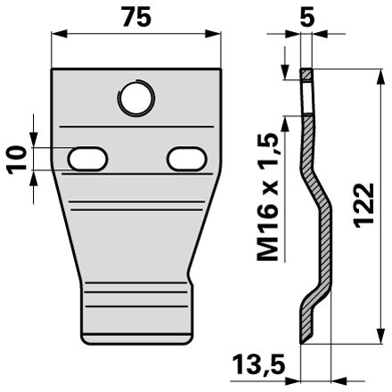 Reform Messerhalter B561 435593 – Halter für Balkenmäher Ersatzteil