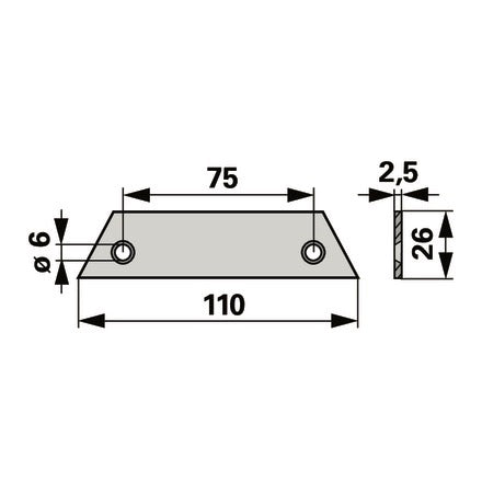 Reform Reibleiste 110.423.316 – Landtechnik Ersatzteil