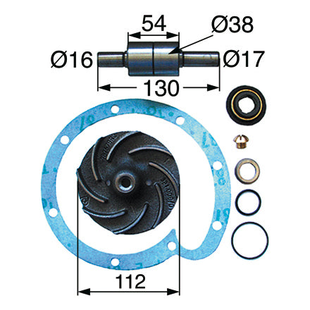 Reparatursatz zu Wasserpumpe 3132741R93 zu Case IH – Wasserpumpen Ersatzteil