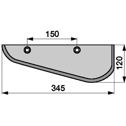 Rodeschar 1145004050 zu Holmer rechts – Kartoffelroder Ersatzteil