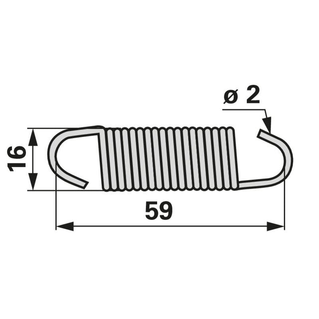 Rückzugsfeder 580.57247 zu Aebi