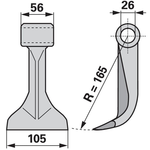 Schlaghammer zu Vigolo Mulcher – Mulcher Ersatzteil