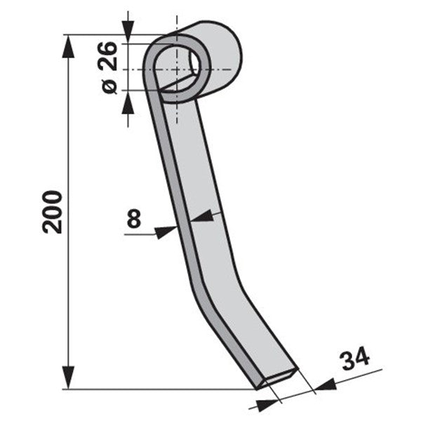 Schlegel zu Nobili Mulcher – Mulcher Ersatzteil