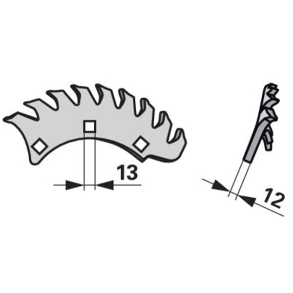 Schlegelsegment zu Humus Mulcher – Mulcher Ersatzteil