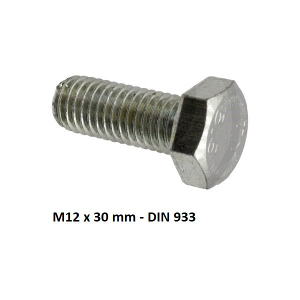 Sechskantschraube M12 x 30 mm - 103.086 zu Pöttinger - Variante 1 – Sonstiges für Trommelmähwerk Ersatzteil