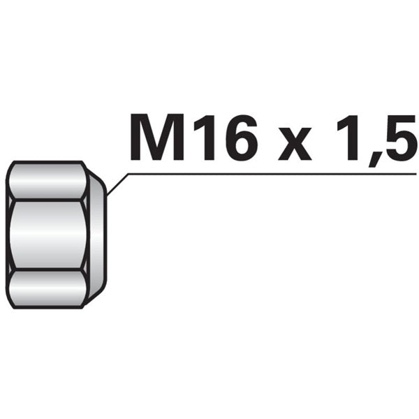 Mutter selbstsichernd, M16 x 1,5 mm, Güte 10.9 – Schrauben Ersatzteil