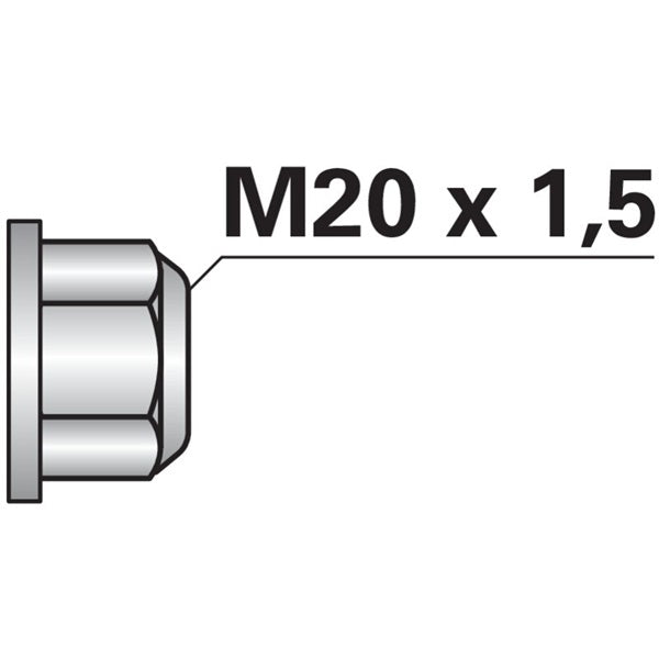 Selbstsichernde Mutter konisch M20x1,5 – Egge Ersatzteil