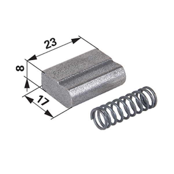 Sperrkörper 250000001 mit Feder 23x17x8 mm – Freiläufe für Gelenkwelle Ersatzteil