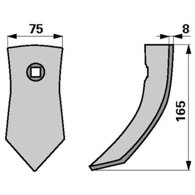 Spurlockerschare 00310894 zu Horsch – Drill Schare Ersatzteil