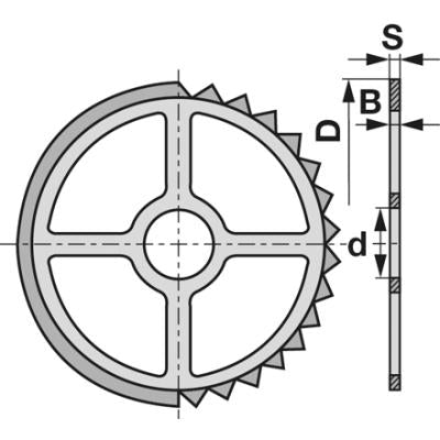 Sternring 530mm – Egge Ersatzteil
