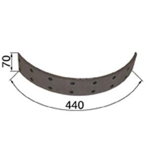Bremsbelag 11800340118 hinten zu Steyr – Bremsbeläge für Traktor Ersatzteil