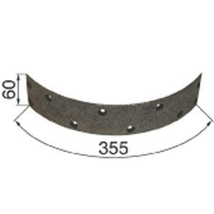 Bremsbelag vorne 1390440801 zu Steyr 355 mm – Bremsbeläge für Traktor Ersatzteil