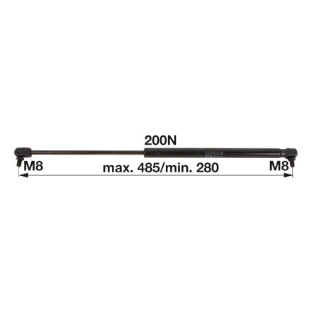 Gasdruckfeder 1-99-976-066 zu Steyr – Traktor Gasdruckfedern Ersatzteil