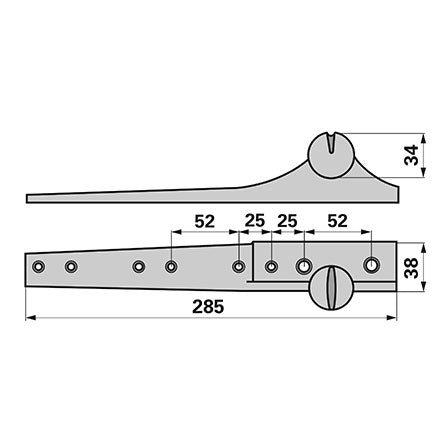 Steyr Messerkopf 1180A720056 – Messer für Balkenmäher Ersatzteil