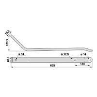 Zinkenträger 0673610 zu Stoll-JF