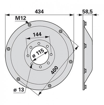 Stützkegel TT018K0 zu Deutz-Fahr Trommelmäher – Deutz Ersatzteile Ersatzteil