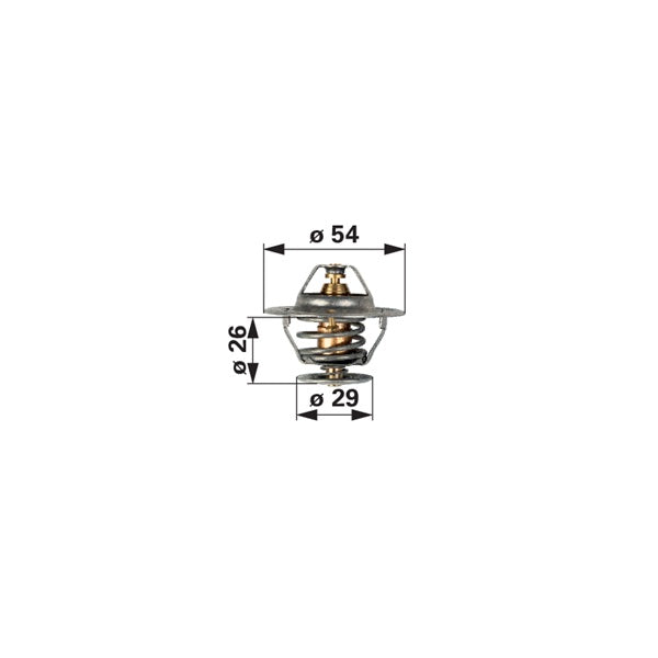 Thermostat 98463637, 87608577, 5088484 zu Case IH – Thermostate Ersatzteil
