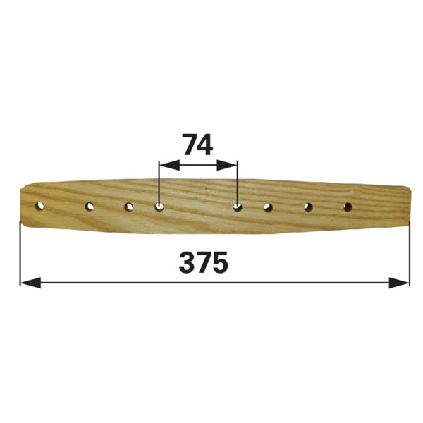 Treibstangenholz L 375 mm anstelle von Ferguson MF73 – Mähdrescher Ersatzteil