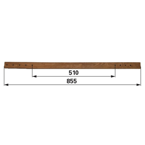 Treibstangenholz L 855 mm anstelle von Rasspe 1800/1060 – Landtechnik Ersatzteil