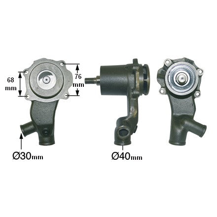 Wasserpumpe 293515A1 mit Dichtung zu Case IH – Wasserpumpen Ersatzteil