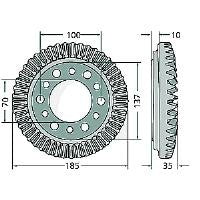 Tellerrad 45 Zähne 06581527 zu Vicon - PZ