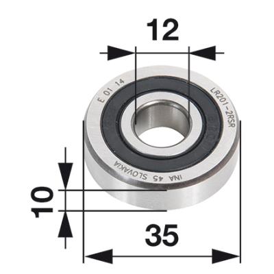 Laufrolle Pick-Up ND5139 zu Vicon – Lager Ersatzteil