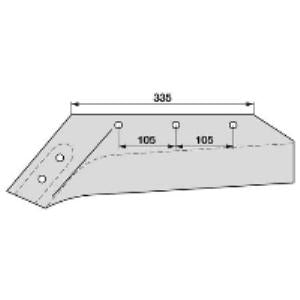 Wechselspitzschar links PK3.014.01 zu Vogel&Noot