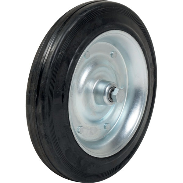 Vollgummirad 250 x 50 x 20 mm, mit Stahlfelge – Räder Ersatzteil